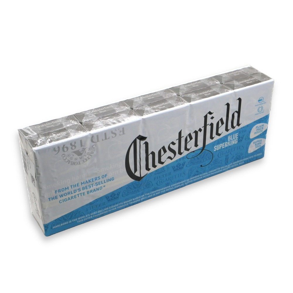 Chesterfield Blue (Formerly Bright) Superking 10 Packs