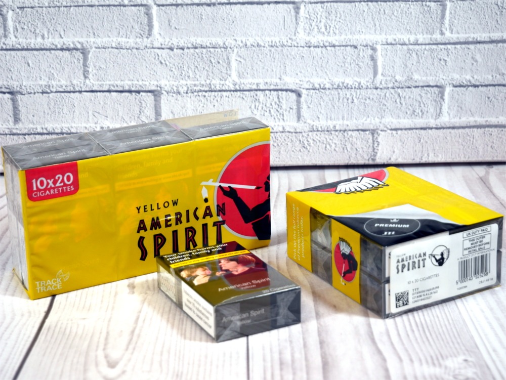 American Spirit Yellow Kingsize 10 Packs
