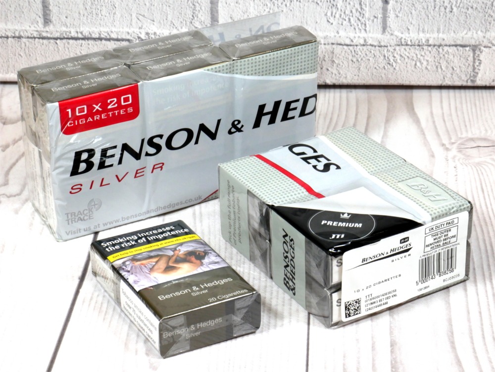 Benson & Hedges Silver Kingsize 10 Packs
