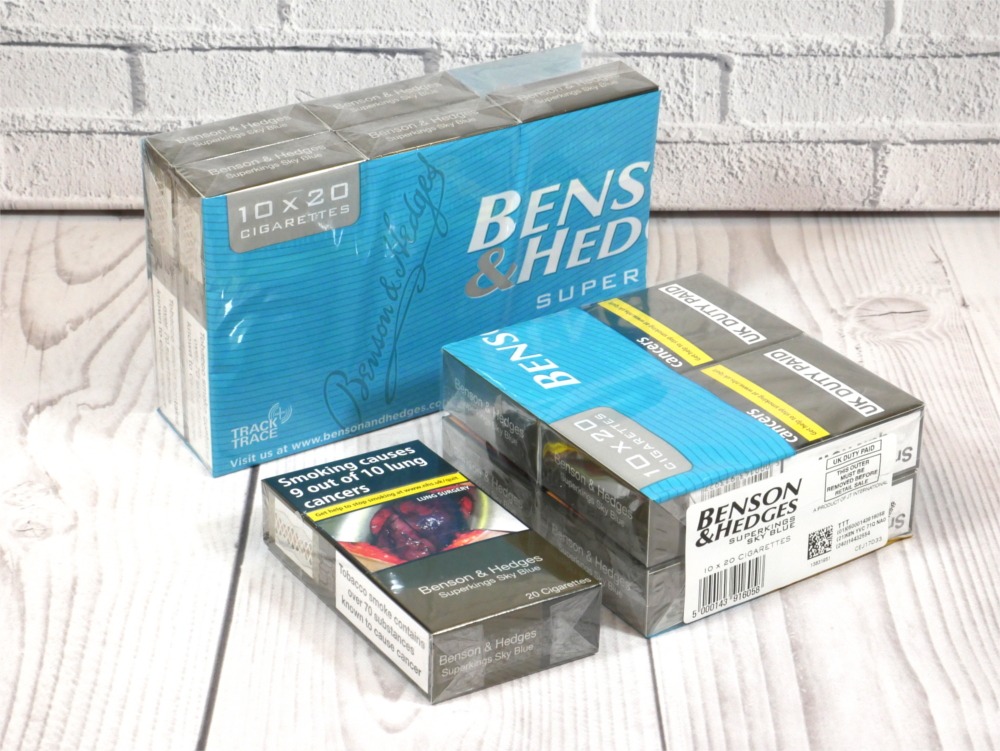 Benson & Hedges Sky Blue Superking 10 Packs