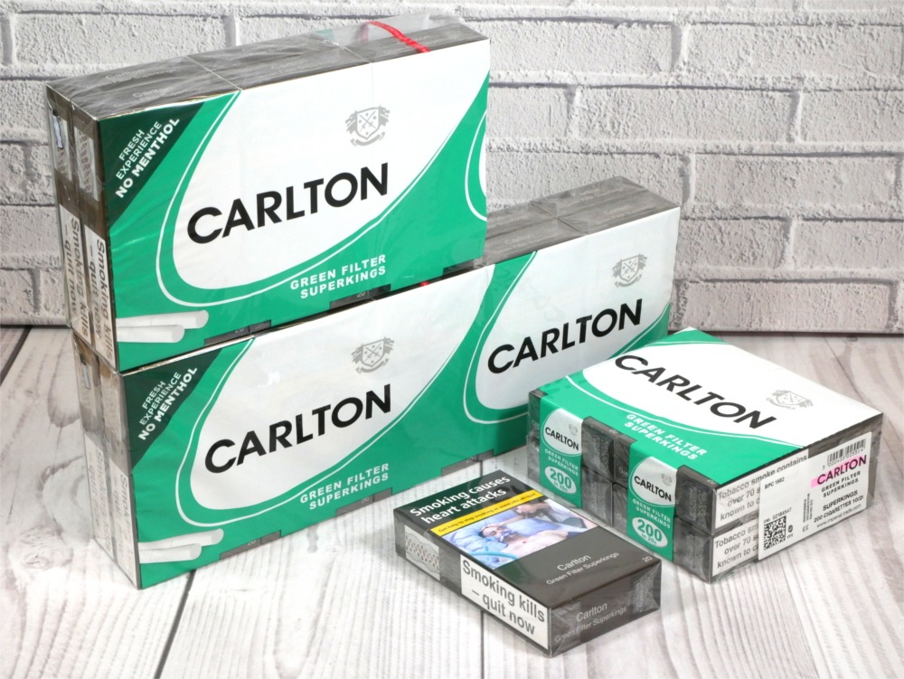 Carlton Green Filter Superkings 20 Packs