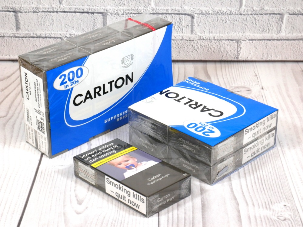 Carlton Bright Blue Superking 10 Packs