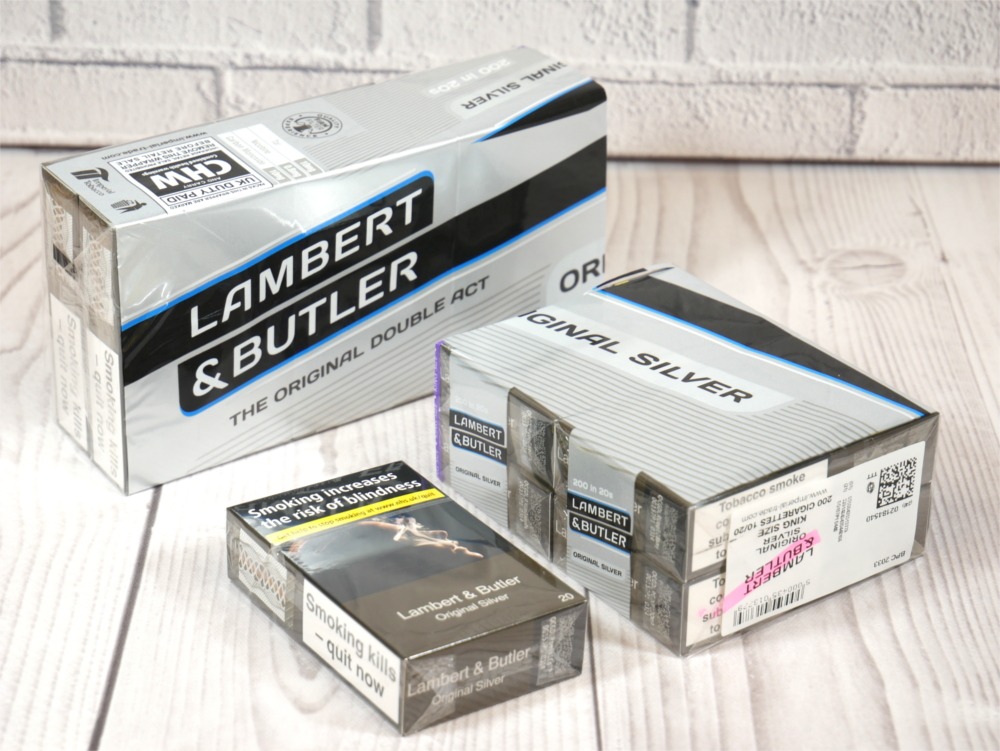 Lambert & Butler Original Silver Kingsize 10 Packs