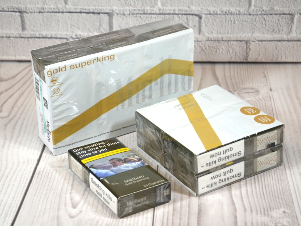 Marlboro Gold Superking 100s 10 Packs
