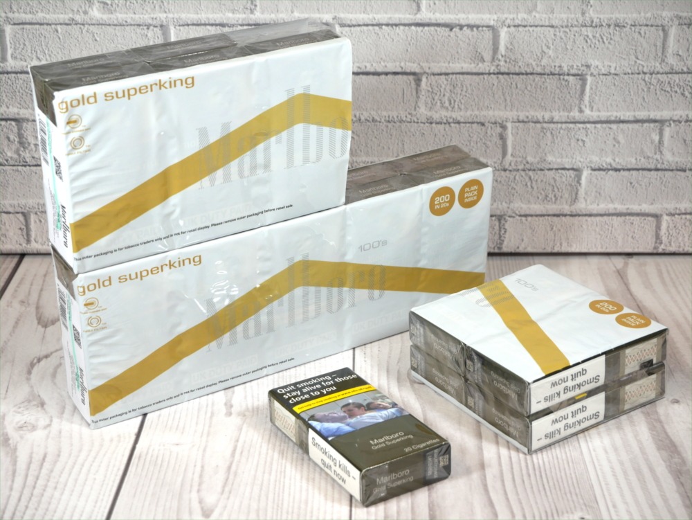 Marlboro Gold Superking 100s 20 Packs