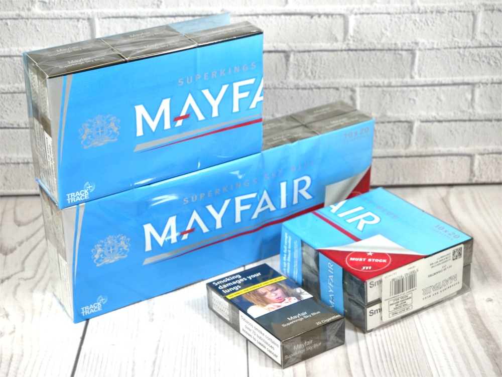 Mayfair Sky Blue Kingsize 20 Packs