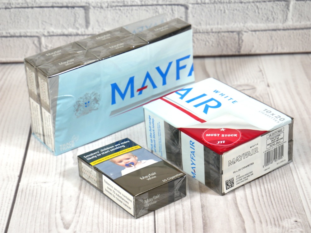 Mayfair Kingsize White 10 Packs