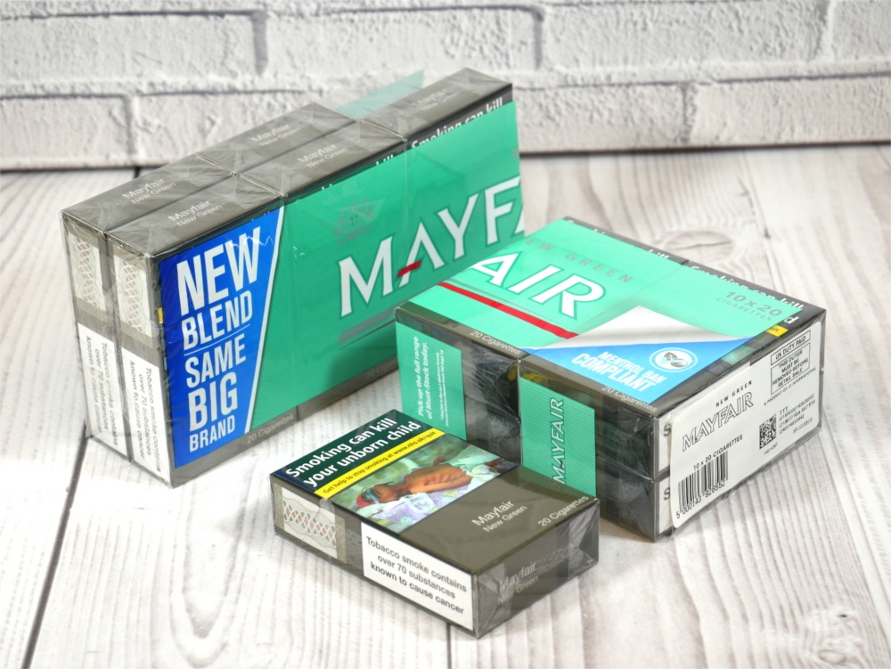 Mayfair Green Kingsize 10 Packs