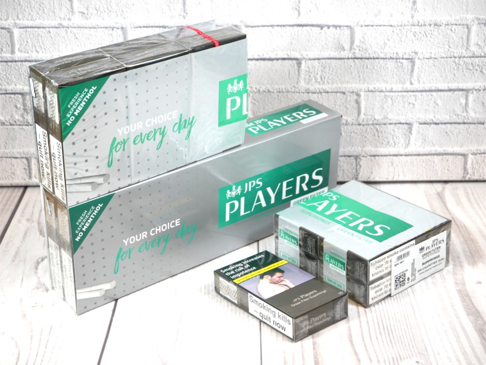 Players Green Filter Superkings 20 Packs