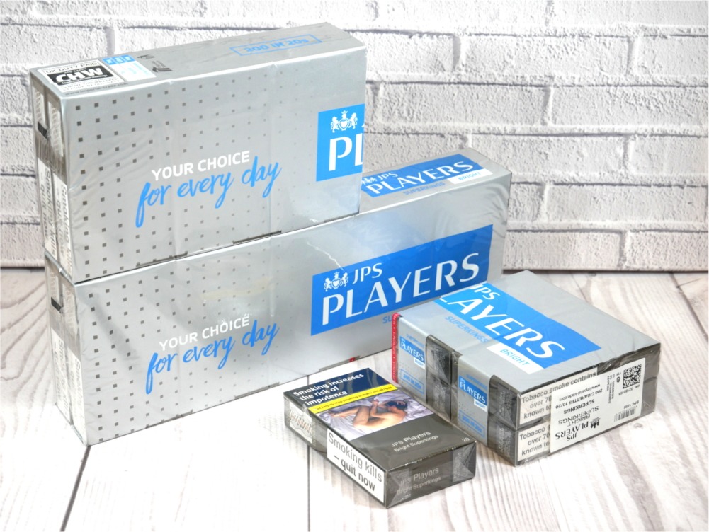 Players Bright Blue Superking 20 Packs