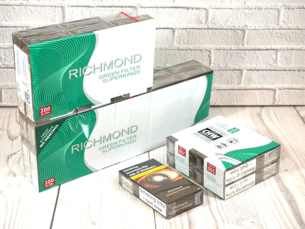 Richmond Green Filter Superkings 20 Packs