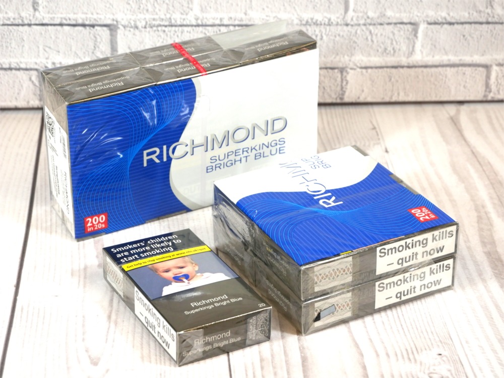 Richmond Bright Blue Superking 10 Packs