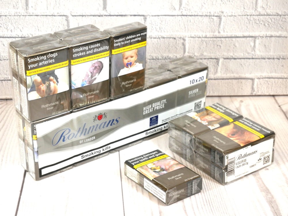 Rothmans Silver Kingsize 20 Packs
