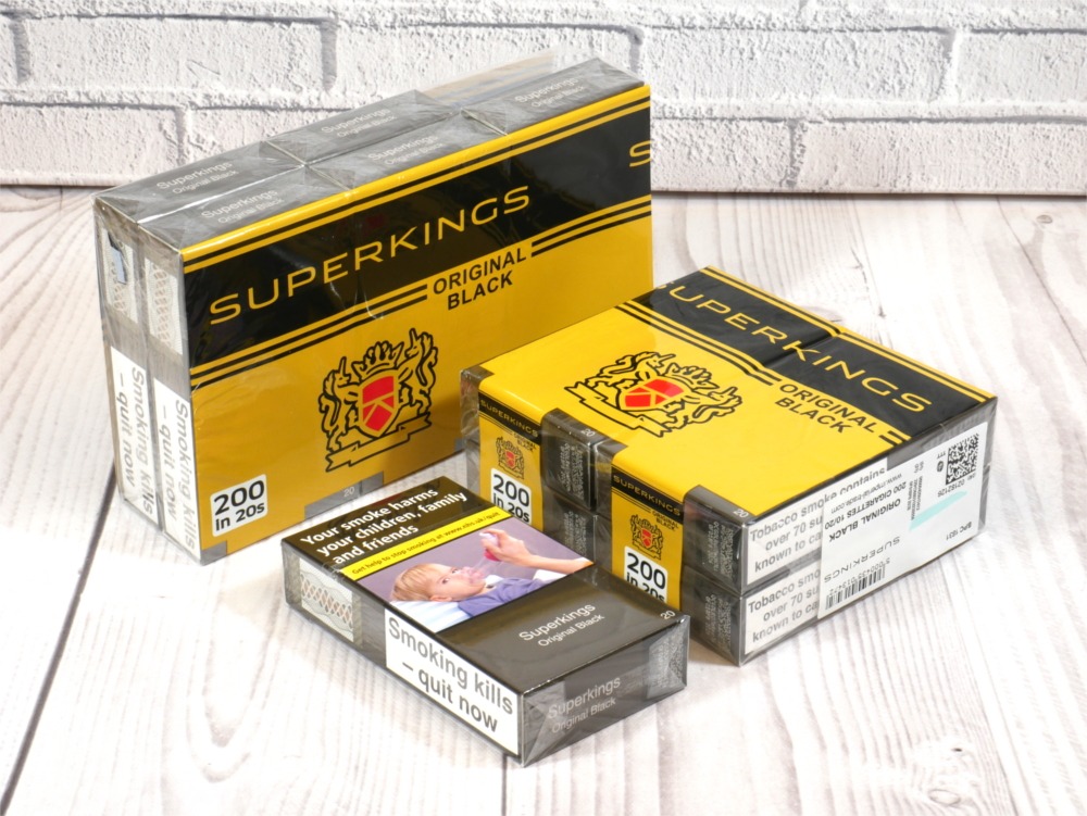 Superkings Original Black 10 Packs