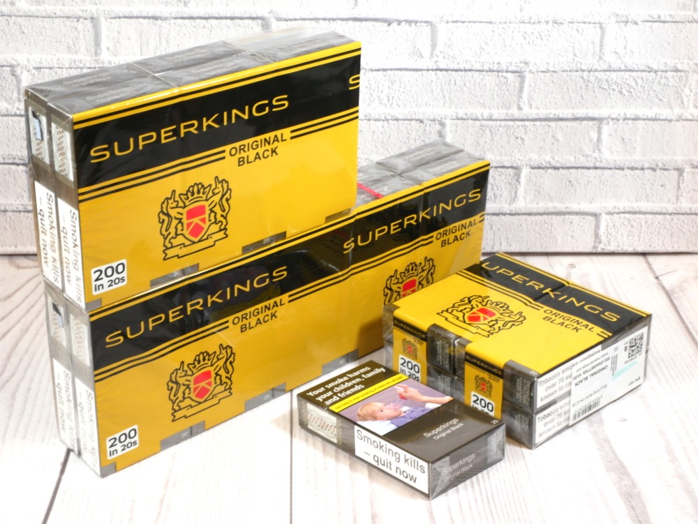 Superkings Original Black 20 Packs