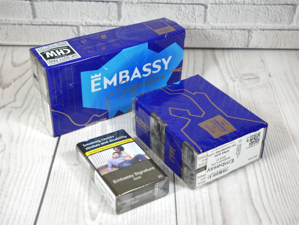 Embassy Signature Gold (Formerly No.1 Red) Kingsize 10 Packs