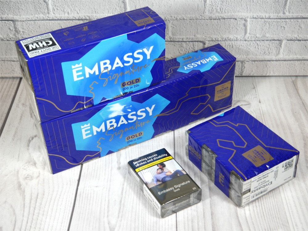 Embassy Signature Gold (Formerly No.1 Red) Kingsize 20 Packs