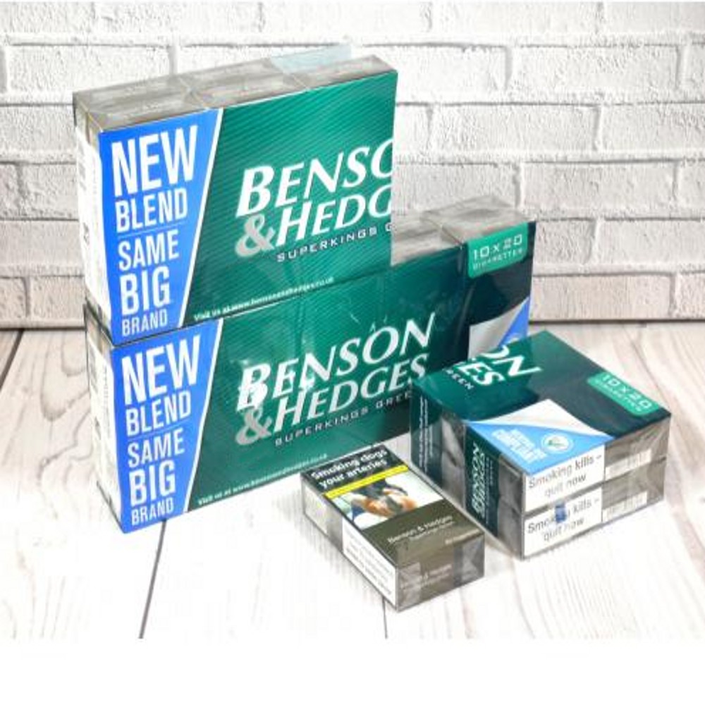 Benson & Hedges Green Superkings 20 Packs