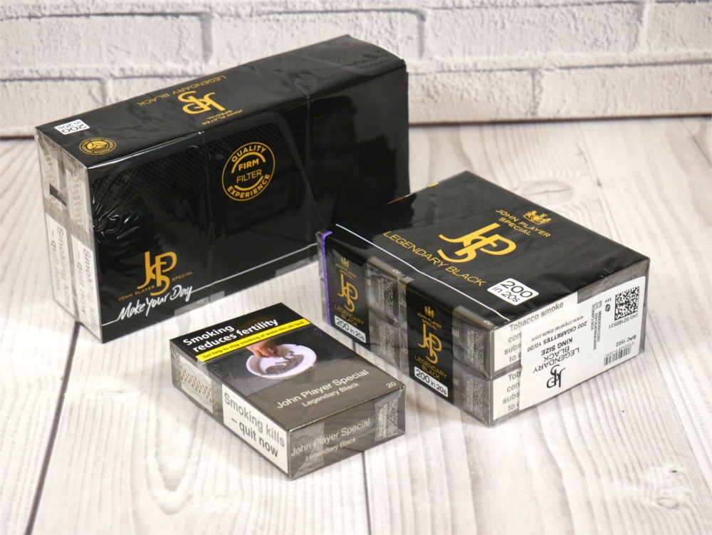 JPS Legendary Black Kingsize 10 Packs