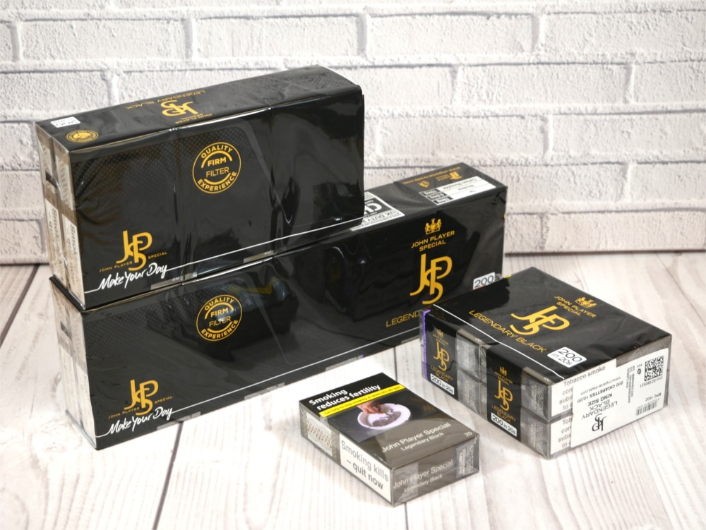 JPS Legendary Black Kingsize 20 Packs