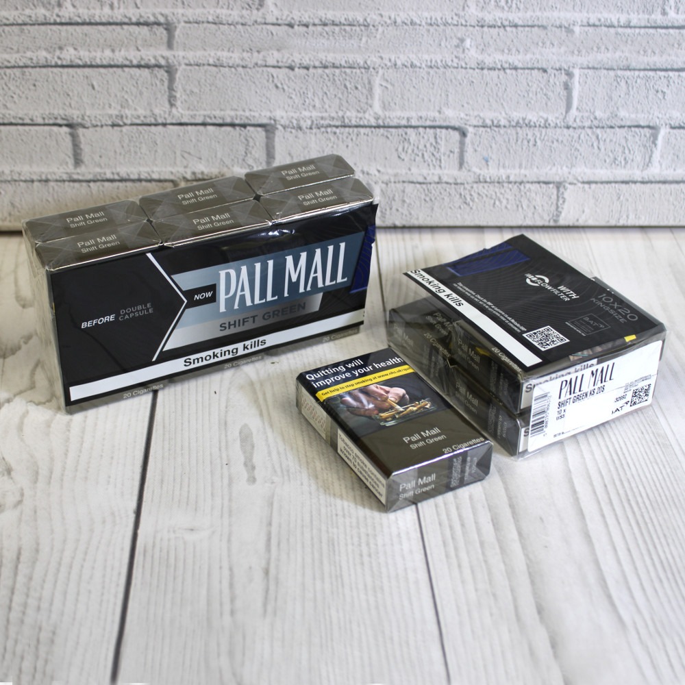 Pall Mall Shift Green Kingsize 10 Packs