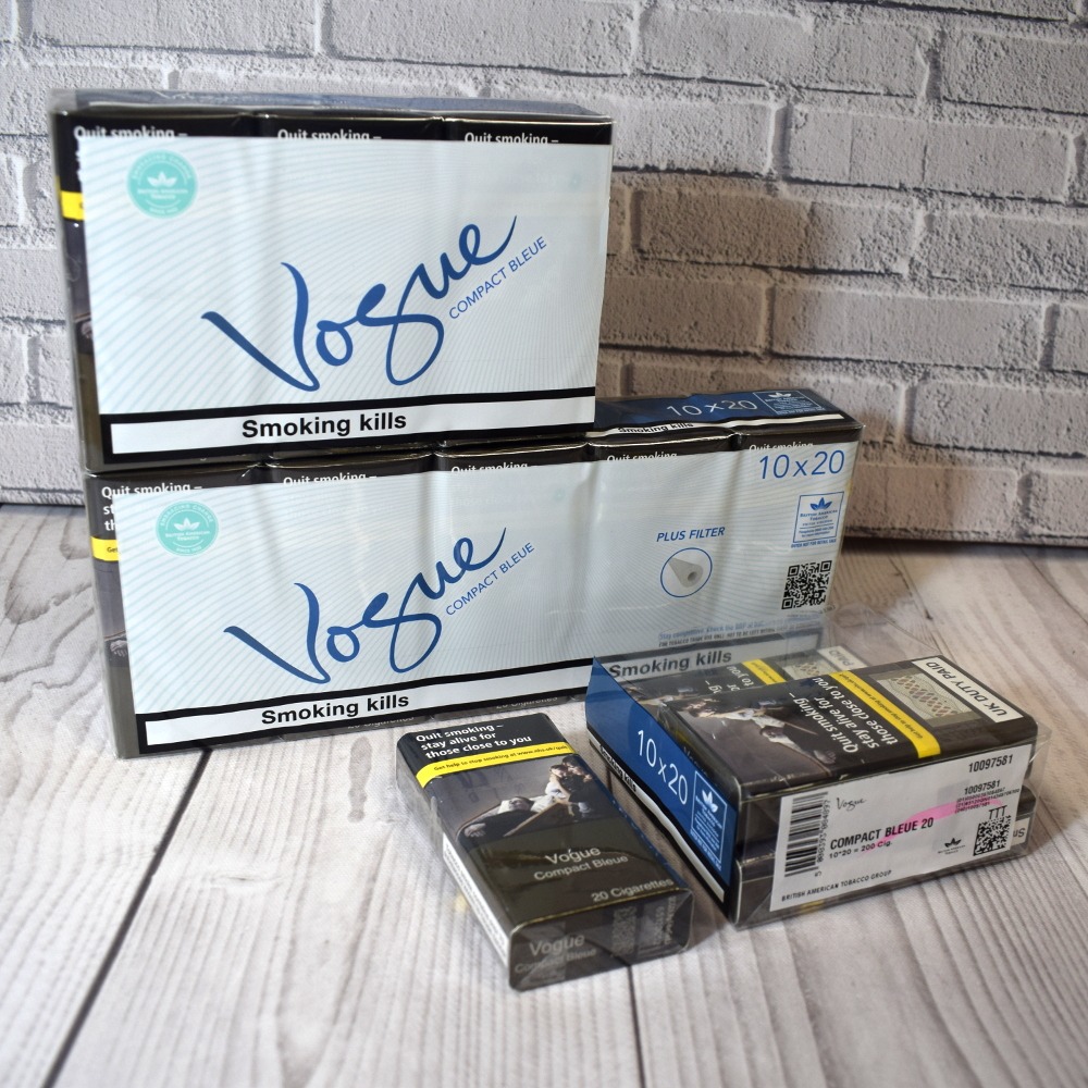 Vogue Compact Blue 20 Packs