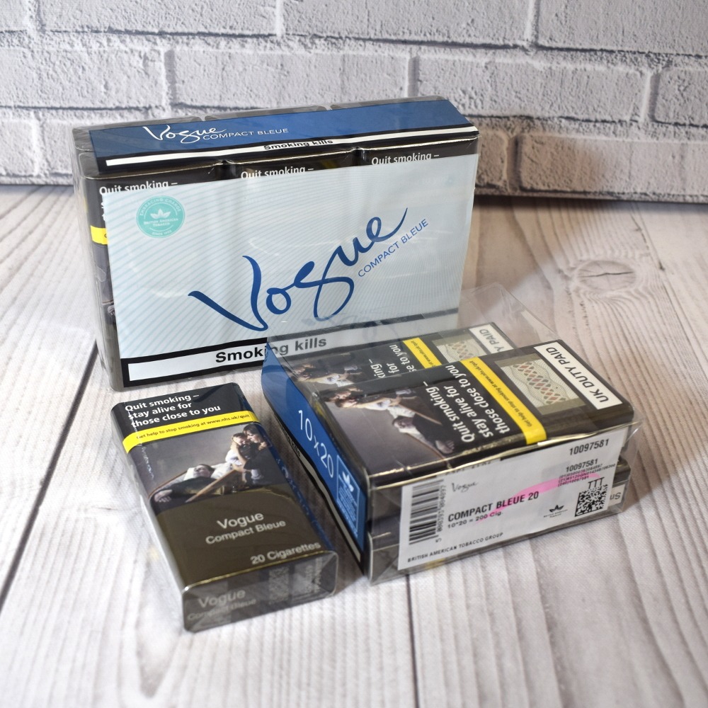 Vogue Compact Blue 10 Packs